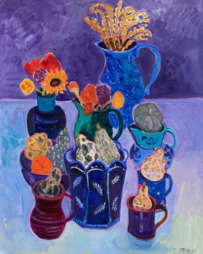 Blue Vases