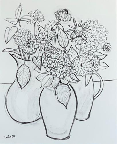 Drawing Three Vases