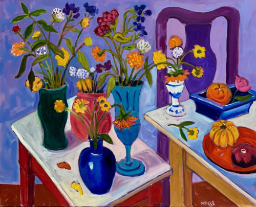 Purple Chair Purple Wall