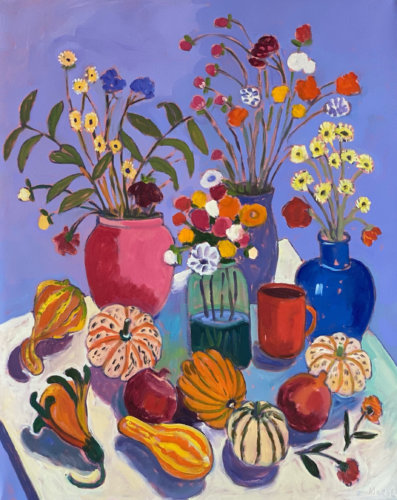 Still Life with Gourds